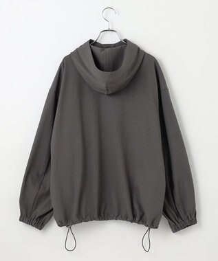 #Newans 【洗濯機可能】フ―ディーアノラック チャコール