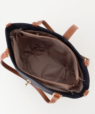 LA BAGAGERIE ひねり金具付きエレガンストート　Sサイズ ネイビー