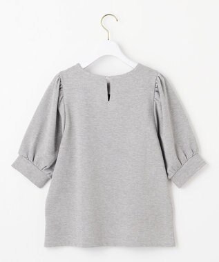 ANY SIS S シャイニーラメパフスリーブ カットソー シルバー