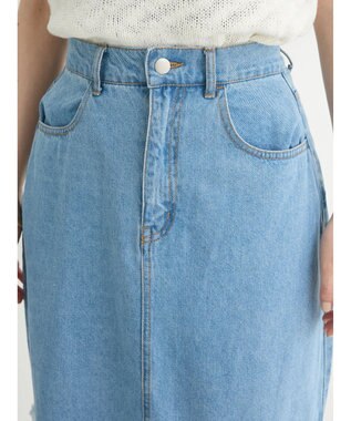 Green Parks ・Ｄｏｕｂｌｅ　Ｆｌａｇｓ　キリカエデニムスカート Light Indigo