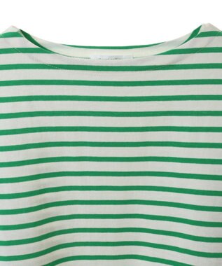 Green Parks ボックスシルエットボーダープルオーバー Green