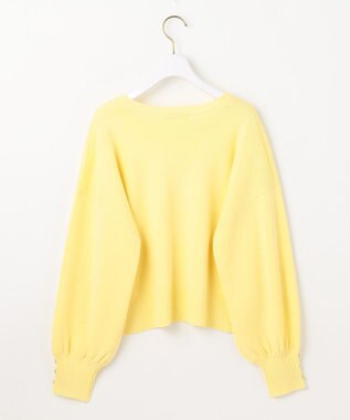 ANY SIS L 【花粉対策】ドルマン ニット イエロー