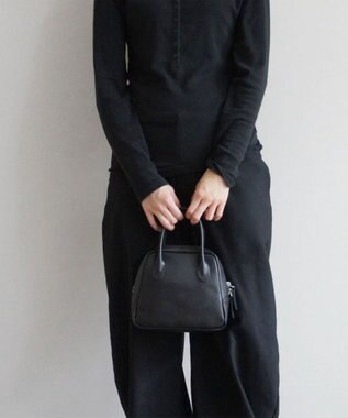 TIDEWAY MOSS グリッド ボストンバッグ XS ブラック