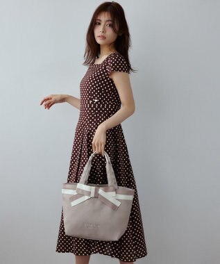 TOCCA KNOT IN CONTRAST CANVASTOTE キャンバストートバッグ