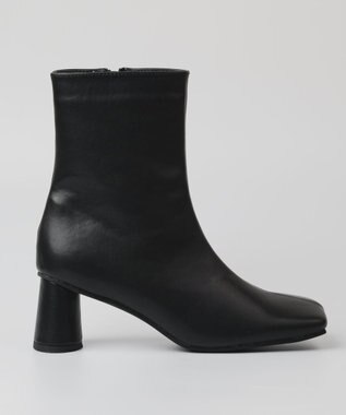 BONTRE 【PRECIEUX JOUET/プレシュウジュエ】ワイドスクエアショートブーツ ブラック