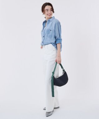 LeSportsac MED HAMMOCK ADJ BAG/ディープシー/ボトルグリーンウェビング ディープシー/ボトルグリーンウェビング