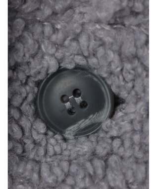 Green Parks 衿付きボアブルゾン Blue