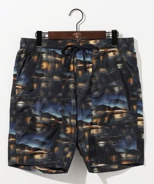 JOSEPH ABBOUD MOUNTAIN 【イタリア素材/軽量/撥水】X-CLIPPER夜景プリント ショーツ ネイビー系6