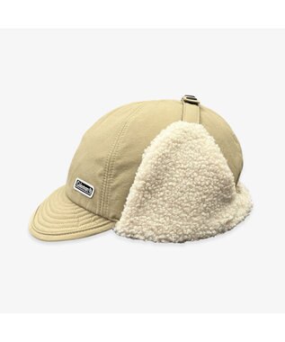 林八百吉商店 Coleman ボアリサイクルフライトキャップ ベージュ