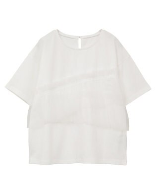 Green Parks ・ＥＬＥＮＣＡＲＥ　ＤＵＥ　チュールフリルレイヤーＴＥＥ Khaki