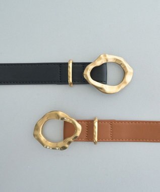 earth music&ecology ニュアンスバックルベルト Black