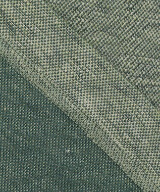 JOSEPH ABBOUD MOUNTAIN 【SPACE／UNISEX】清涼感 リネンハニカム Tシャツ 黄緑系