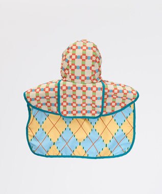 COQ PLAID ARGYLE ドッグポンチョ レインコート ベージュ