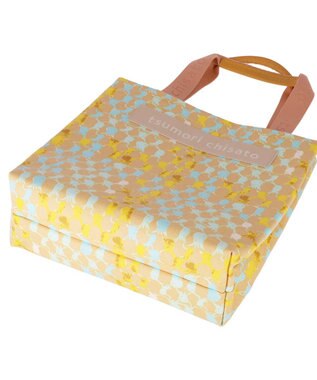 tsumori chisato CARRY タコチェック ハンドバッグ 手提げ 【 水や汚れに強いコーティング 】 イエロー