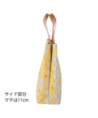 tsumori chisato CARRY タコチェック ハンドバッグ 手提げ 【 水や汚れに強いコーティング 】 イエロー