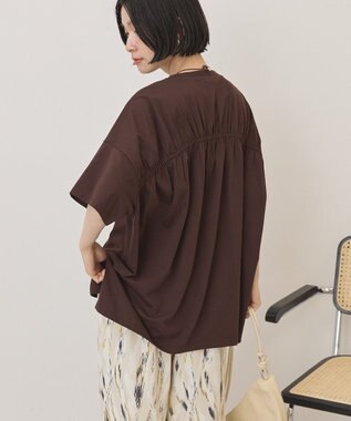 AMERICAN HOLIC バックギャザーコクーンカットプルオーバー Brown