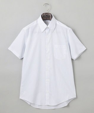 春夏向け【形態安定】SUMMERPREMIUMPLEATS_スナップダウンカラー 半袖ドレスシャツ(25年モデル)