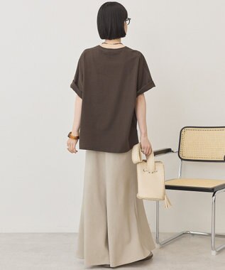 AMERICAN HOLIC BROOKLYN ロゴTシャツ Brown
