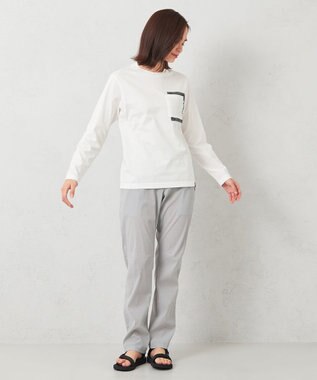 JOSEPH ABBOUD MOUNTAIN 【UNISEX】オーガニックコットン天竺 Tシャツ ホワイト系