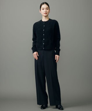 自由区 L 【SHIHOさん着用】ヘアリーフォックス カーディガン ブラック