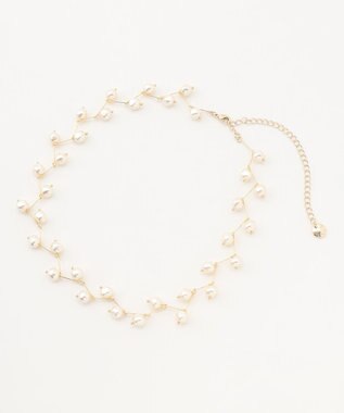 ICB パールショートネックレス ゴールド系