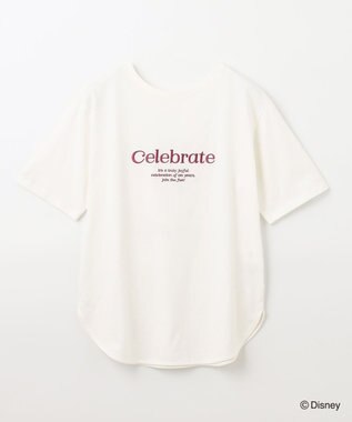 ANY L Disney100thデザイン 半袖Tシャツ オフ