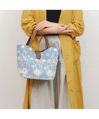 UNBILLION cachecache 花刺繍トートバッグM