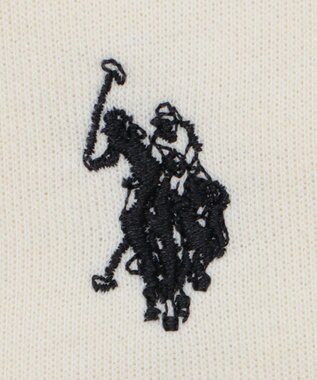 WEGO 【WEB限定/ユニセックス着用ITEM/25年秋冬新作/SMLサイズ展開】別注U.S.POLO ASSN.　ZIPパーカー オフホワイト