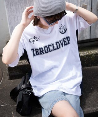 WEGO ZRCVゲームビッグTシャツ ホワイト