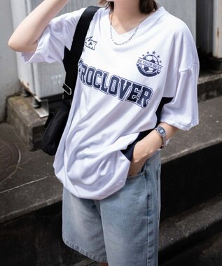 WEGO ZRCVゲームビッグTシャツ ホワイト