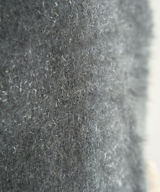 earth music&ecology 【予約】キャットライクヤーンニットベスト チャコールグレー