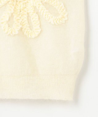 自由区 【カトリエムブーケ】Motif floral プルオーバーニット オフ