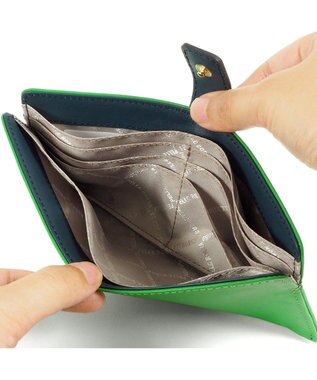 PELLE BORSA スリムウォレット Playful Goods プレイフルグッズ 4862 グリーン