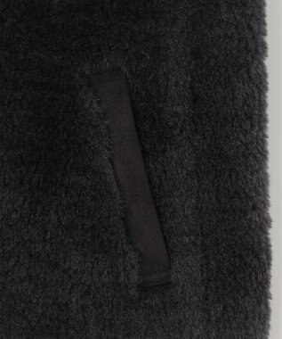 自由区 リバーシブルエコメリノムートン ジレ アッシュ