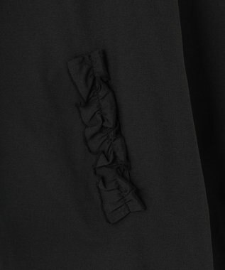 Feroux 【追加生産決定！ 】ラッシュガードフリル パーカー ブラック系