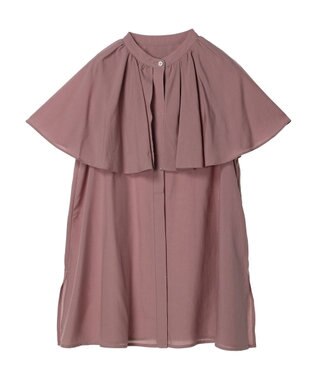 Green Parks ビックカラーナローブラウス Pink