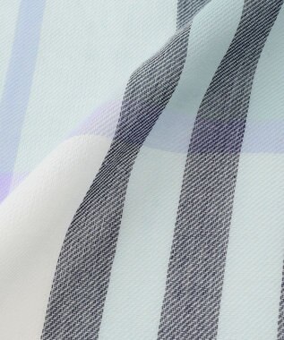 J.PRESS LADIES チェック ストール サックスブルー系3