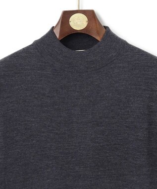 J.PRESS MEN 【WEB限定 / ジャケットインに最適】モックネック ニット グレー系