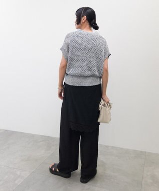 Green Parks ラップ付きパンツ Black