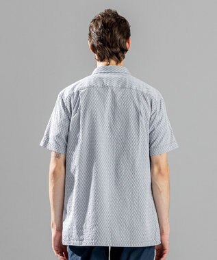 JOSEPH HOMME アロージャガードストレッチ　半袖シャツ ライトグレー系