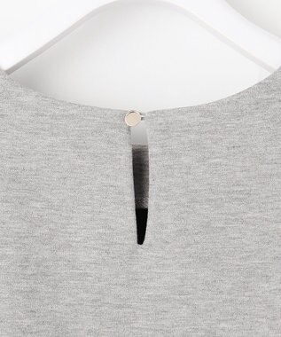 ANY SIS S シャイニーラメパフスリーブ カットソー シルバー