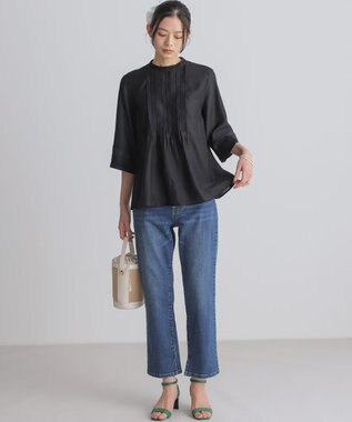 組曲 ミッドデニム パンツ ユーズドブルー系