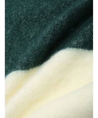 Green Parks ボーダーシャギーマフラー Green