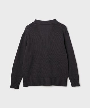 GRACE CONTINENTAL リリヤーンニットカーディガン チャコール