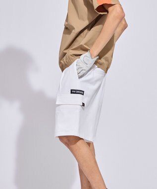 PW CIRCULUS 【MEN】ワイドハーフパンツ ゴルフ ホワイト系