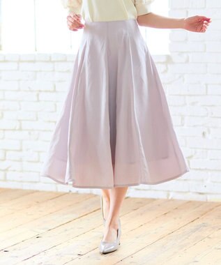 【洗える】タフタフレア スカート