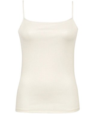 Wing キャミソール 【ブラがひびきにくいリブインナー】 ブラがちら見えしにくい 肌側綿100%(身生地部) 吸汗速乾性(身生地部) EL1010 ウイング／ワコール クリーム