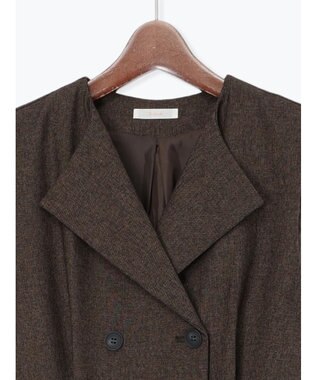 Te chichi ツイーディーダブルコンビネゾン ブラウン