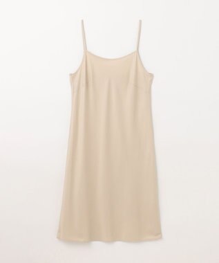 GRACE CONTINENTAL サラサストライププリントワンピース ベージュ