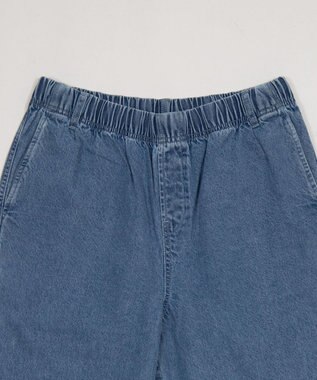 WEGO 【ユニセックス着用ITEM/ウエストゴム】ユルフィットデニムイージーパンツ デニム淡色